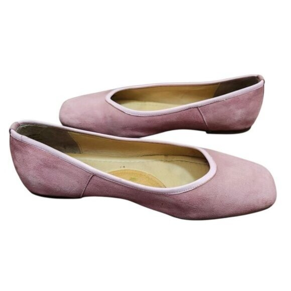 Seychelles City Streets Rose Suede Leather Ballet Flats Seychelles Size 10 - Picture 10 of 13